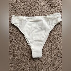 Abercrombie & Fitch White Bikini Bottom